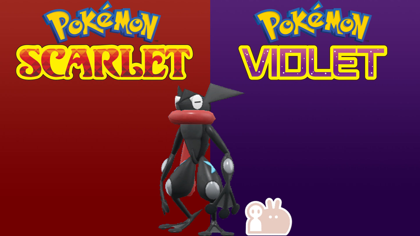 Pokemon Scarlet and Violet Marked Shiny Greninja 6IV-EV Trained - Pokemon4Ever