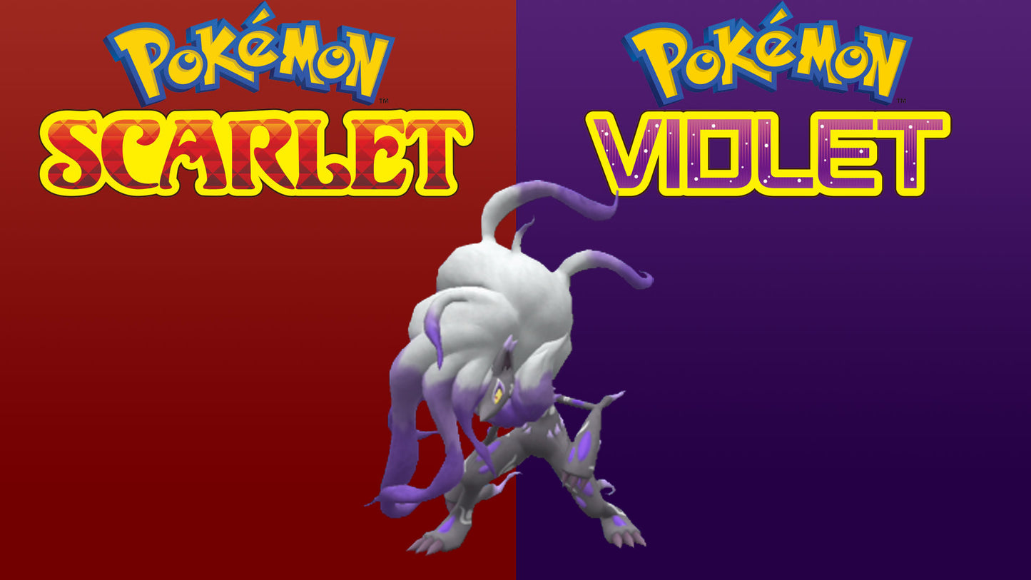 Pokemon Scarlet and Violet Hisuian Zoroark 6IV-EV Trained - Pokemon4Ever
