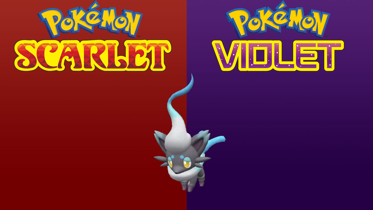 Pokemon Scarlet and Violet Shiny Hisuian Zorua 