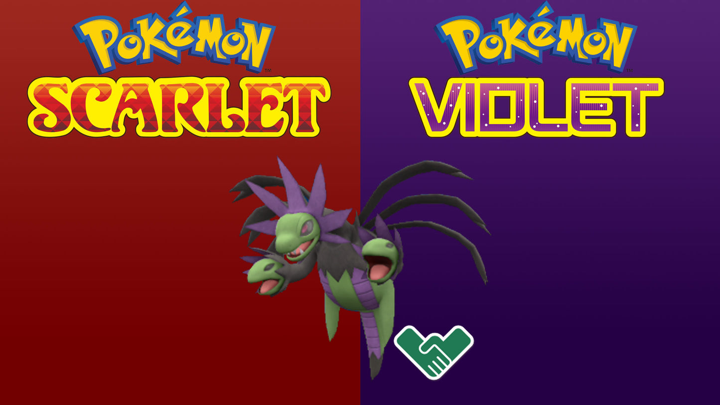 Pokemon Scarlet and Violet Marked Shiny Hydreigon 6IV-EV Trained - Pokemon4Ever