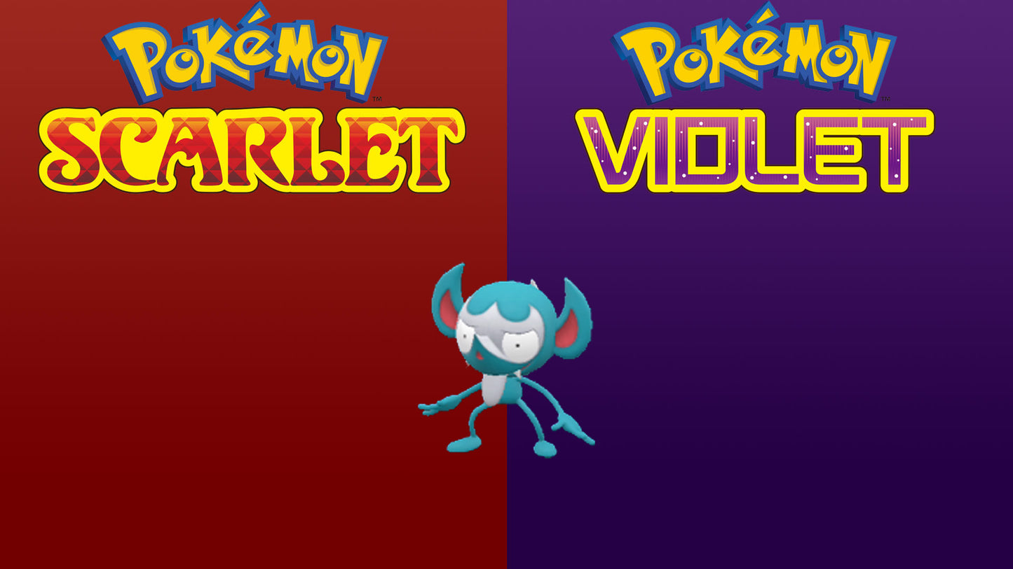 Pokemon Scarlet and Violet Shiny Impidimp 6IV-EV Trained - Pokemon4Ever