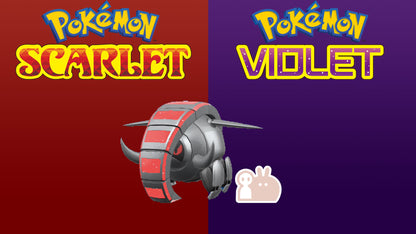 Pokemon Scarlet and Violet Marked Shiny Iron Treads 6IV-EV Trained - Pokemon4Ever