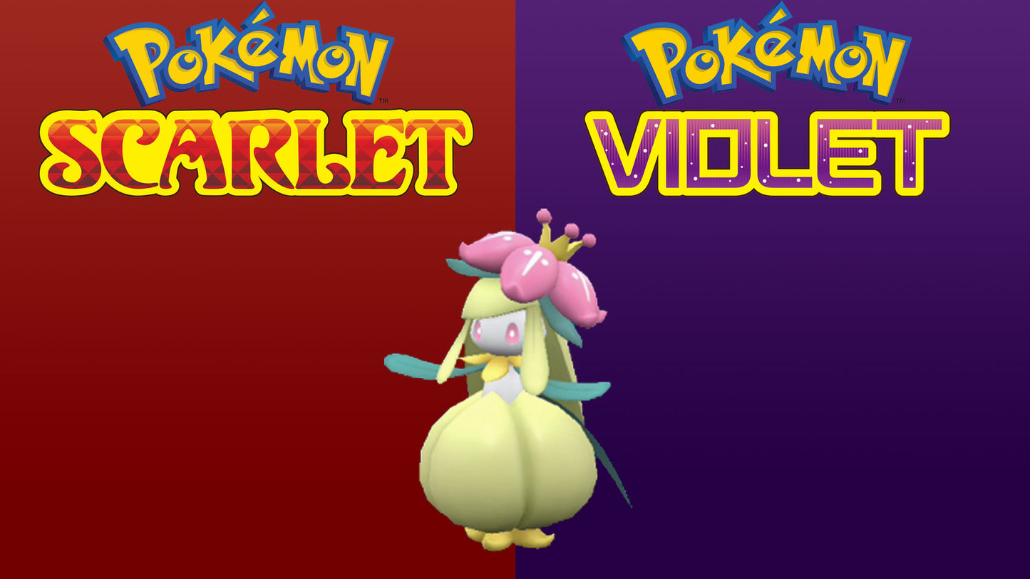 Pokemon Scarlet and Violet Shiny Lilligant 6IV-EV Trained - Pokemon4Ever