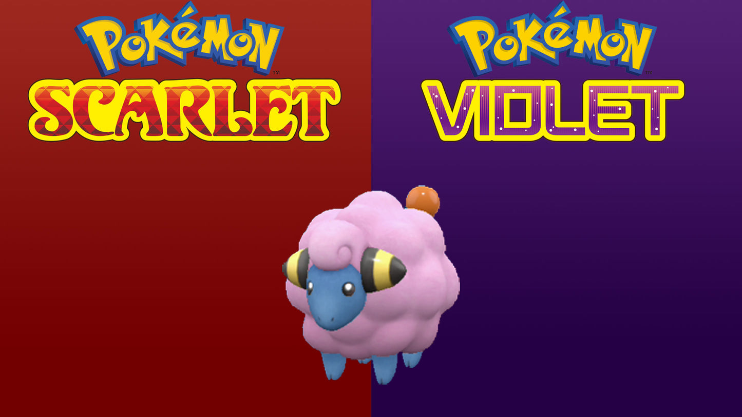 Pokemon Scarlet and Violet Shiny Mareep