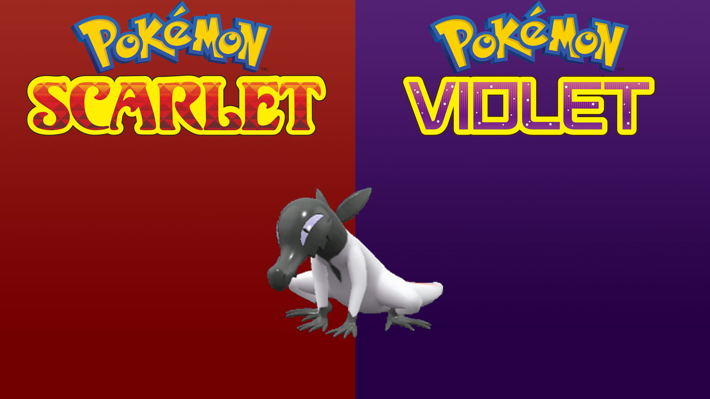 Pokemon Scarlet and Violet Shiny Salandit 