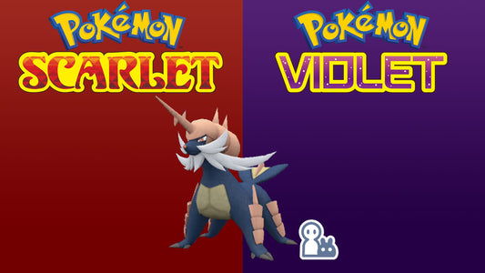 Pokemon Scarlet and Violet Marked Shiny Samurott 6IV-EV Trained - Pokemon4Ever