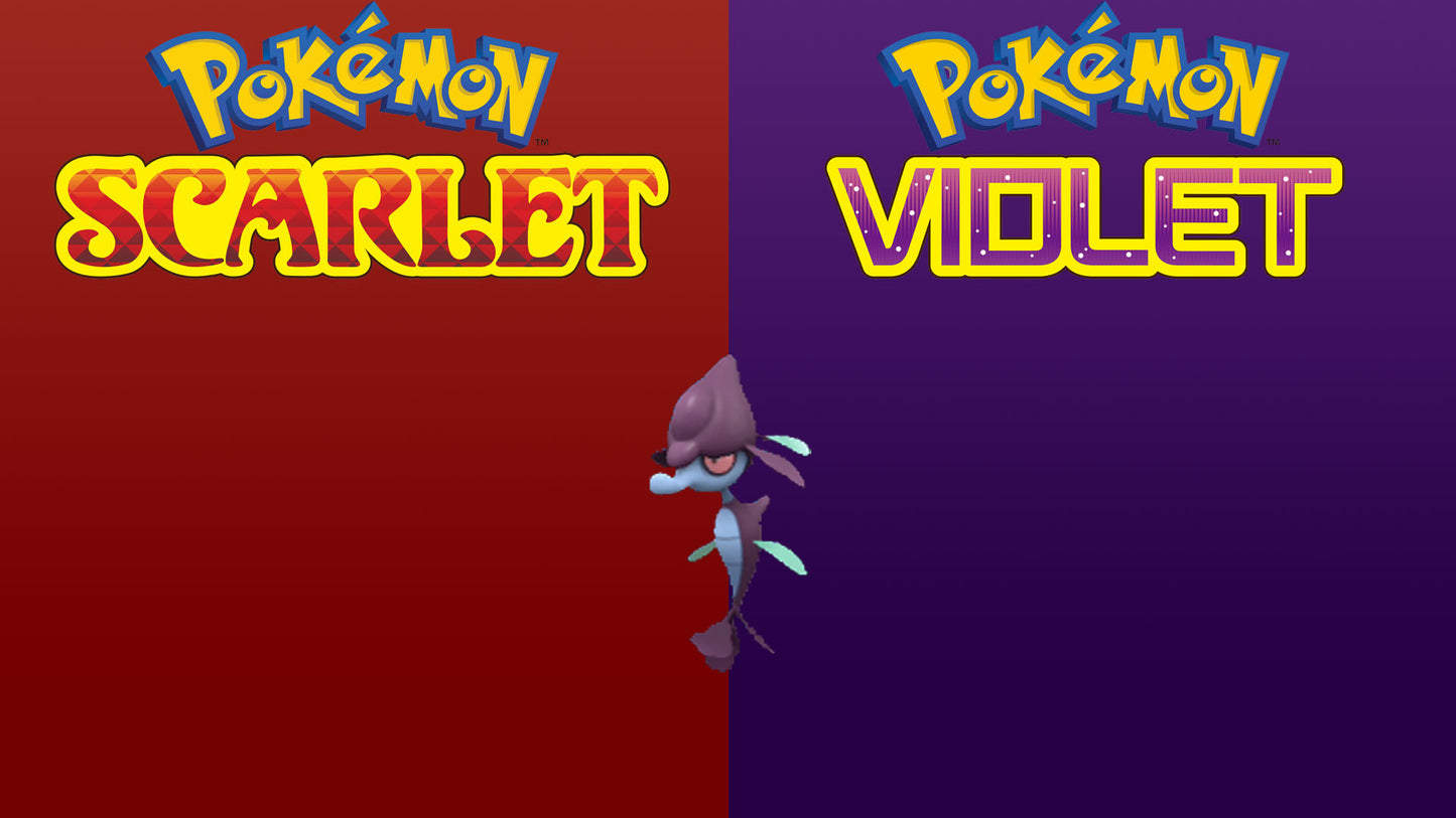 Pokemon Scarlet and Violet Skrelp 6IV-EV Trained - Pokemon4Ever