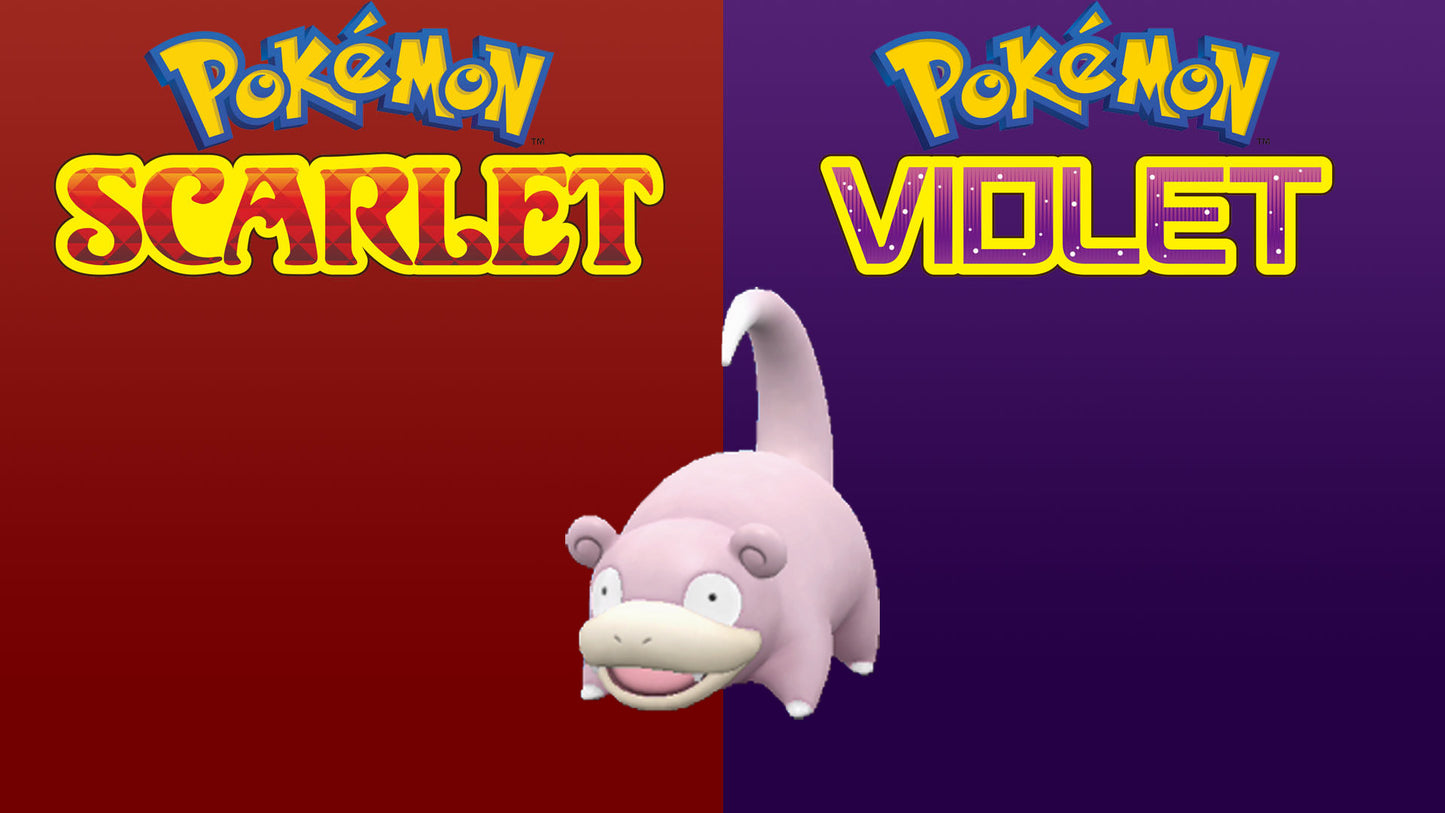 Pokemon Scarlet and Violet Shiny Slowpoke 