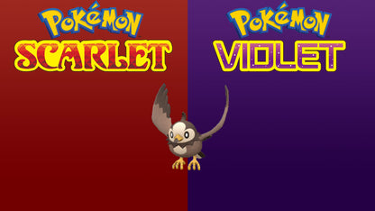 Pokemon Scarlet and Violet Shiny Starly 