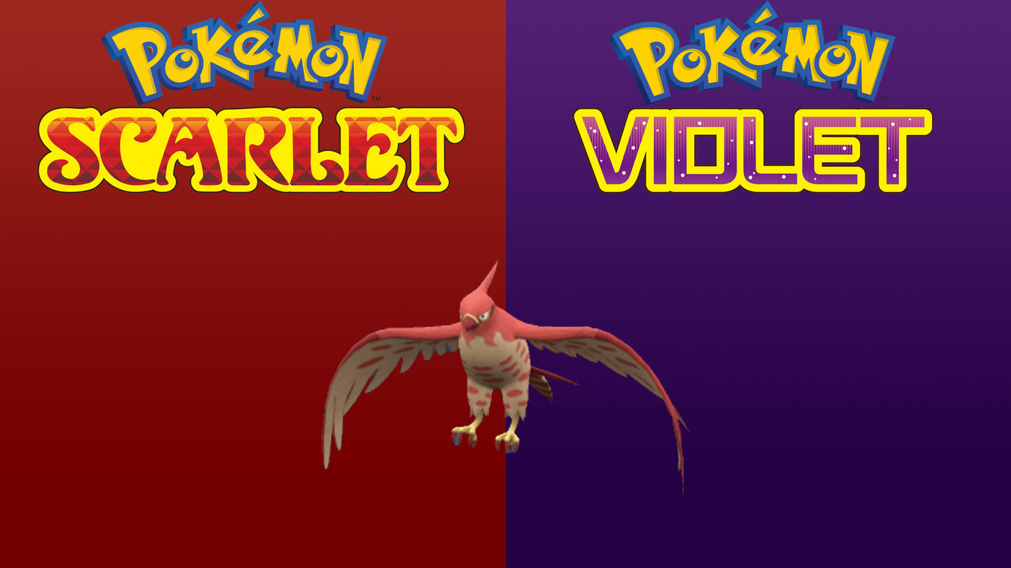 Pokemon Scarlet and Violet Talonflame 6IV-EV Trained - Pokemon4Ever