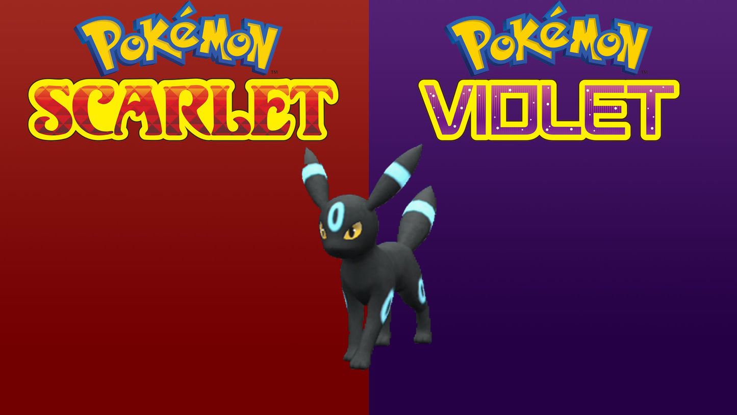 Pokemon Scarlet and Violet Shiny Umbreon 6IV-EV Trained - Pokemon4Ever