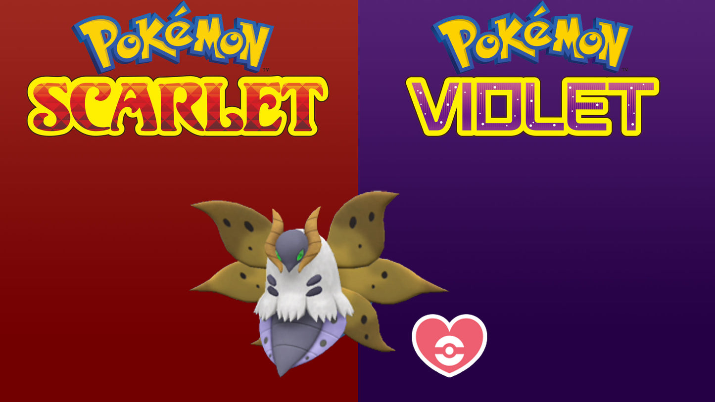 Pokemon Scarlet and Violet Marked Shiny Volcarona 6IV-EV Trained - Pokemon4Ever
